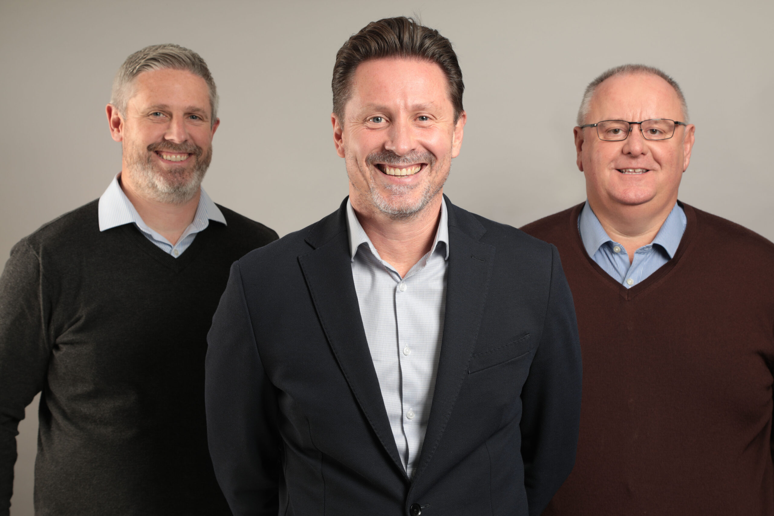 From left to right:<br />
Jim Sheehan (Commercial Director)<br />
Scott Shearing (Managing Director)<br />
Steve Harvey (Operations Director)