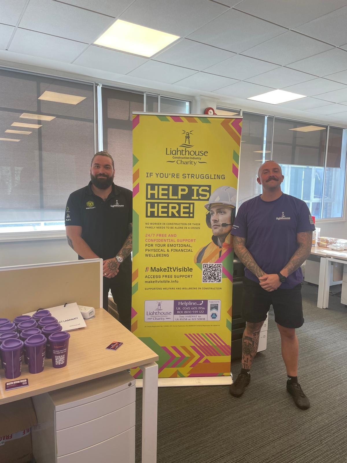 Lighthouse Charity visit Stortford HQ