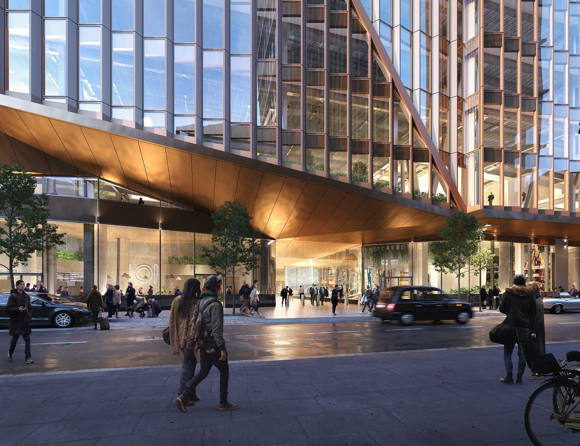 2 Finsbury Avenue Fit-out Award - Stortford Interiors - Broadgate London Entrance View